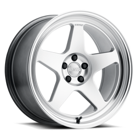 Kansei K12H-189512+22 FITS: K12H Knp 18x9.5in / 5x114.3 BP / 22mm Offset / 73.1mm Bore Hyper Silver Wheel Wheels Forged