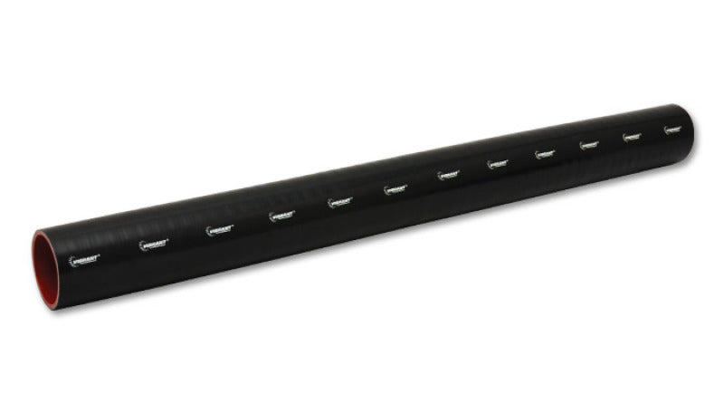 Vibrant 2715 FITS: 4 Ply Reinforced Silicone Straight Hose Coupling 3in I.D. x 36in long (BLACK) Silicone Couplers & Hoses