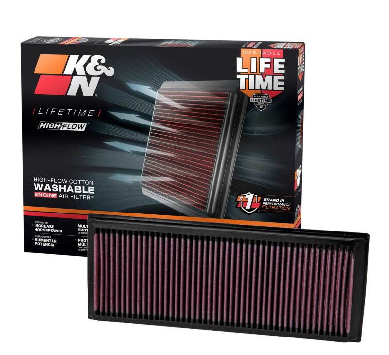 K&N Engineering 33-2865 FITS:K&N 05-10 VW Jetta/Passat / 07-10 Tiguan / 09-10 GTi / 06-09 EOS Drop In Air Filter Air Filters Drop In