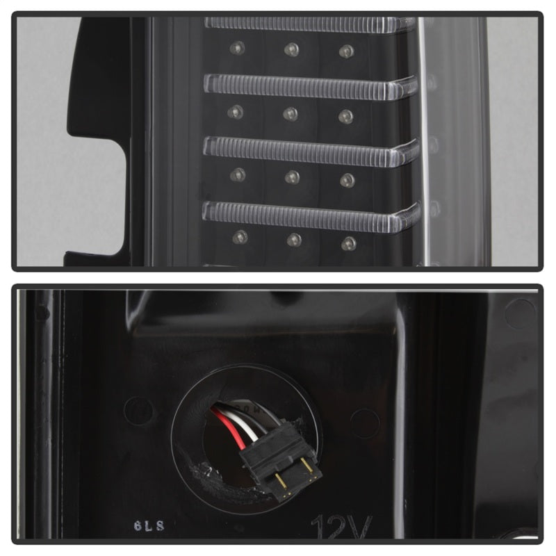 SPYDER 5017697 FITS:xTune Hummer H3 06-09 ( Non H3T ) LED Tail Lights Black ALT-ON-HH306-LED-BK Tail Lights