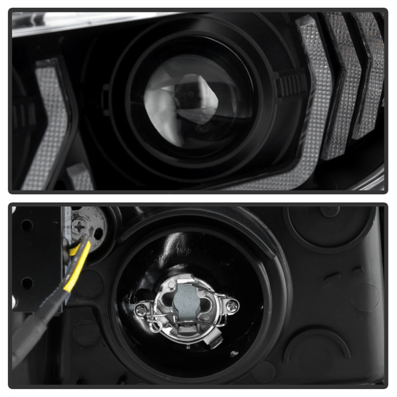 SPYDER 5087867 FITS: Honda Civic 16- 2DR/4DR/Hatchback Projector Headlights Black PRO-YD-HC16SI-SEQGR-BK Headlights