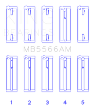 Load image into Gallery viewer, King Engine Bearings MB5566AM FITS: Audi A4 1.8L AEB (Size STD) Main Bearing Set Bearings