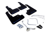 Rally Armor MF32-UR-BLK/LBL FITS: 15-21 Subaru WRX/STI Black UR Mud Flap w/Light Blue Logo Mud Flaps