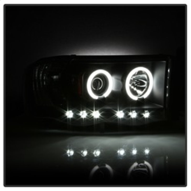 SPYDER 5009951 FITS: Dodge Ram 1500 02-05 03-05 Projector Headlights CCFL Halo LED Blk PRO-YD-DR02-CCFL-BK Headlights