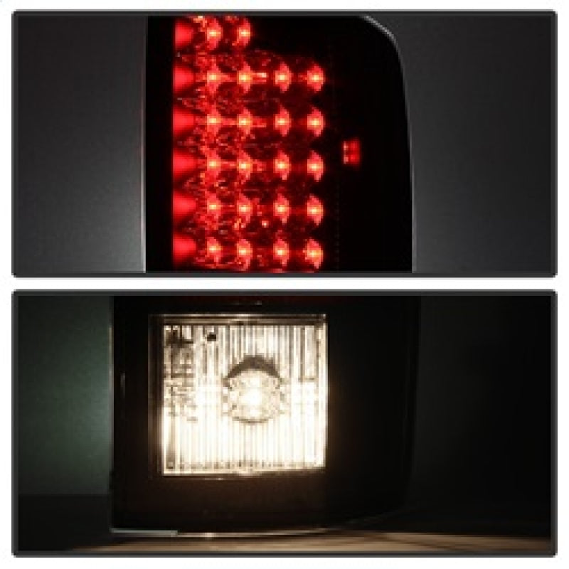 SPYDER 5078117 FITS: Dodge Ram 07-08 1500/Ram 07-09 2500/3500 LED Tail Lights Black Smoke ALT-YD-DRAM06-LED-BSM Tail Lights