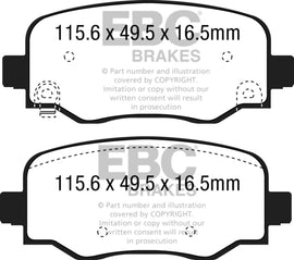 EBC DP42237R Brake Pads - Performance