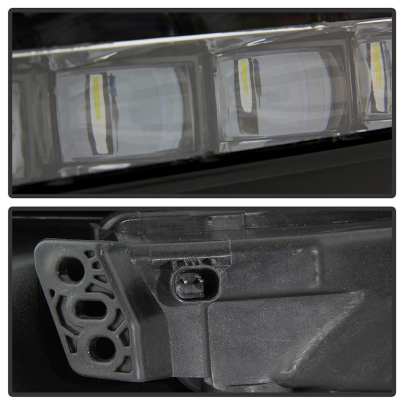 SPYDER 5086310 FITS: 18-19 Honda Accord Sedan OEM LED Fog Lights w/OEM Fit Switch Clear (FL-HA2018-4D-LED-C) Fog Lights