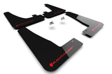Rally Armor MF102-UR-BLK/RD FITS: 22-26 Tesla Model X Black UR Mud Flap w/Red Logo Mud Flaps