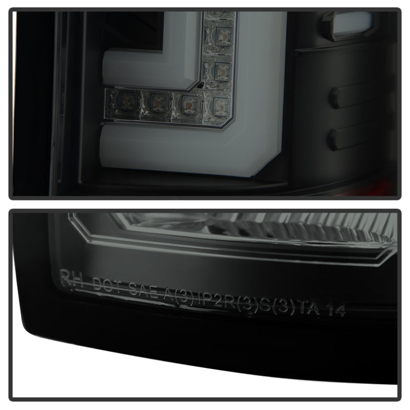 SPYDER 5080707 FITS: GMC Sierra 14-16 LED Tail Lights Black Smoke ALT-YD-GS14-LBLED-BSM Tail Lights