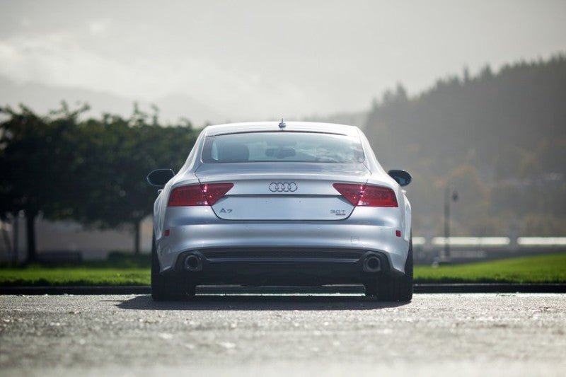 AWE Tuning AWE3015-33064 FITS: Audi C7 A7 3.0T Touring Edition Exhaust Dual Outlet Diamond Black Tips Catback