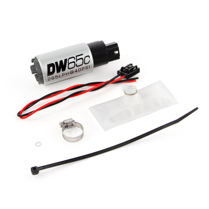 DeatschWerks 9-651-1030 FITS: 88-91 BMW 325i DW65C 265lph Compact Fuel Pump w/ Install Kit (w/o Mounting Clips) Fuel Pumps