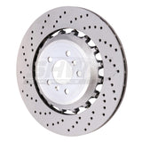 SHW Performance BRL48171 FITS:SHW 11-16 BMW M5 4.4L Left Rear Cross-Drilled Lightweight Brake Rotor (34212284103) Brake Rotors Drilled