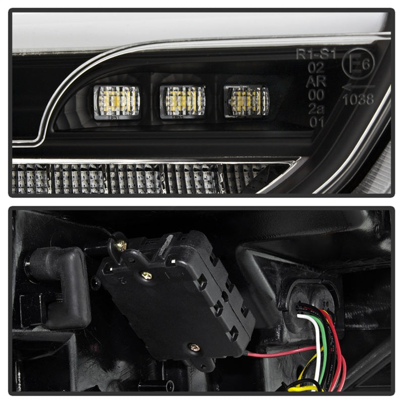SPYDER 5085719 FITS: 15-17 Ford Focus Hatchback LED Tail Lights w/Indicator/Reverse Black (ALT-YD-FF155D-LED-BK) Tail Lights