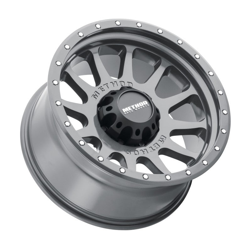 Method Wheels MR60521087824N FITS: Method MR605 NV 20x10 -24mm Offset 8x170 124.9mm CB Gloss Titanium Wheel Wheels Cast