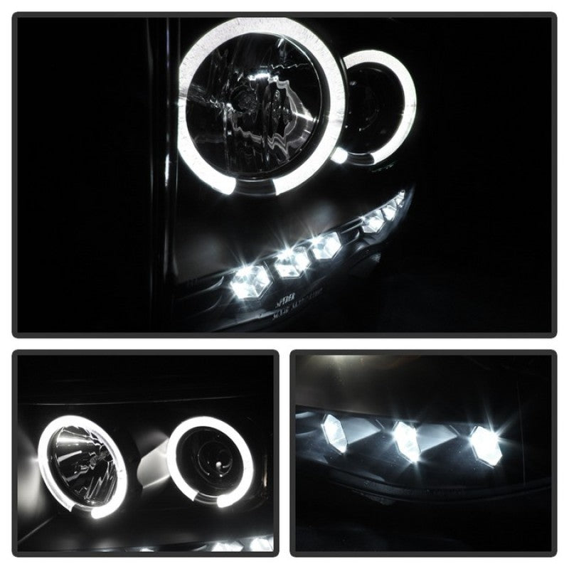 SPYDER 5009975 FITS: Dodge Ram 1500 02-05/Ram 2500 03-05 Projector Headlights LED Halo LED Blk PRO-YD-DR02-HL-BK Headlights