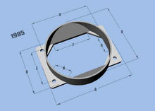 Load image into Gallery viewer, Vibrant 1995 FITS: MAF Sensor Adapter Plate for Mitsubishi applications use w/ 4.5in Inlet I.D. filters only Flanges