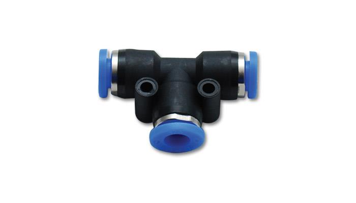 Vibrant 2677 FITS: Union inTin Pneumatic Vacuum Fitting for use with 1/4in (6mm) OD tubing Fittings