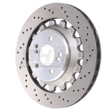 SHW Performance BRR48254 FITS:SHW 19-21 BMW M2 Competition 3.0L Right Rear Cross-Drilled Lightweight Brake Rotor (34118072020) Brake Rotors Drilled