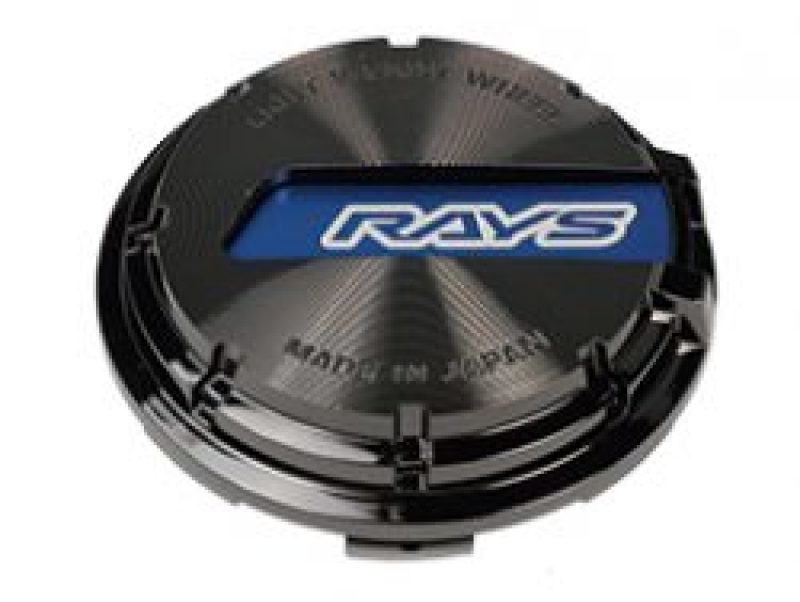 Gram Lights WCGLBLBK FITS: WR Center Cap (Blue/Black Chrome) (57CR / 57DR) Wheel Center Caps