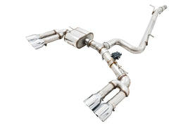 AWE Tuning 3025-42068 FITS: Audi 8V S3 SwitchPath Exhaust w/Chrome Silver Tips 102mm Catback