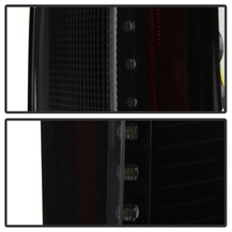 SPYDER 5085337 FITS: 15-17 Ford F-150 LED Tail Lights (w/Blind Spot) Black Smoke (ALT-YD-FF15015BS-LBLED-BSM) Tail Lights