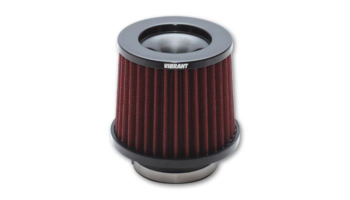 Vibrant 10924 FITS: The Classic Performance Air Filter (5.25in O.D. Cone x 5in Tall x 3.5in inlet I.D.) Air Filters Universal Fit
