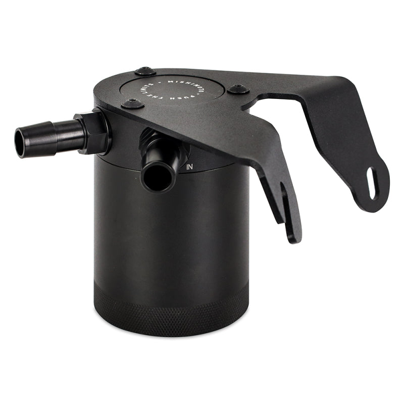 Mishimoto MMBCC-BR23-21P FITS: 2021+ Ford Bronco 2.3L Baffled Oil Catch Can PCV Side Black Oil Catch Cans