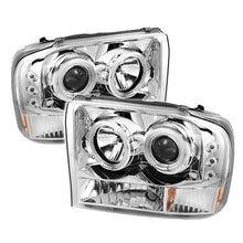 Load image into Gallery viewer, SPYDER 5010360 FITS: Ford F250 Super Duty 99-04 Projector Version 2 LED Halo LED Chrm PRO-YD-FF25099-1P-G2-C Headlights