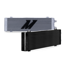 Mishimoto MMOC-DP-LBK FITS: Universal Large Bar and Plate Dual Pass Black Oil Cooler Oil Coolers