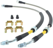 Load image into Gallery viewer, Stoptech 950.61010 FITS:StopTech 07-09 Mazdaspeed3 / 04-07 Mazda 3 Stainless Steel Front Brake Lines Brake Line Kits