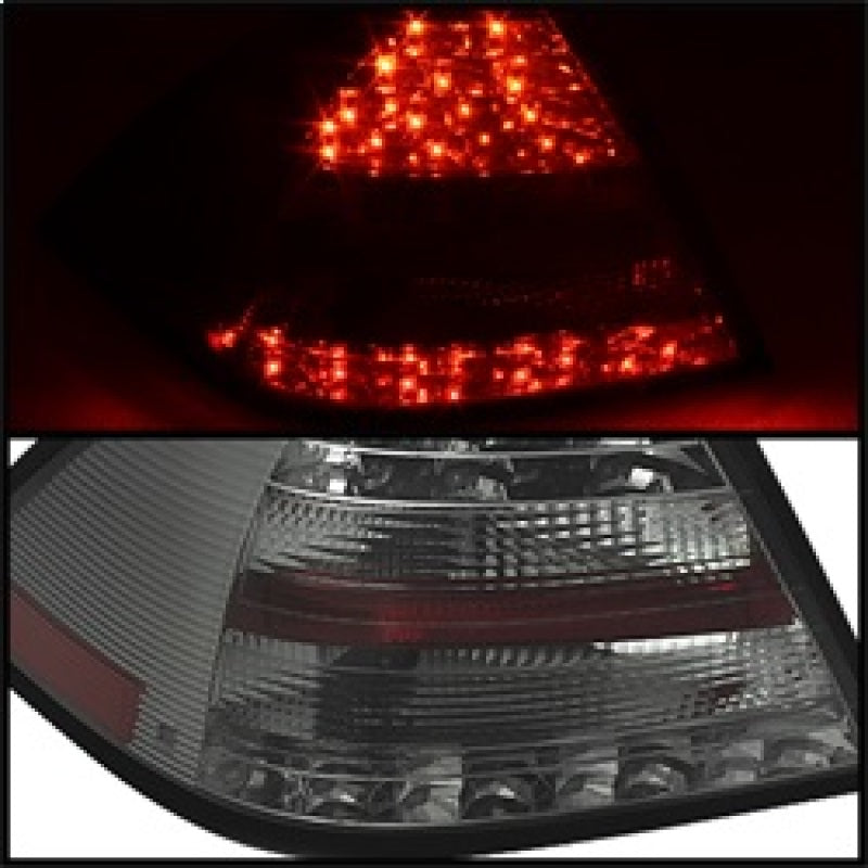 SPYDER 5069986 FITS: Mercedes Benz W203 C-Class 05-07 4DR Sedan LED Tail Lights Smoke ALT-YD-MBZC05-LED-SM Tail Lights