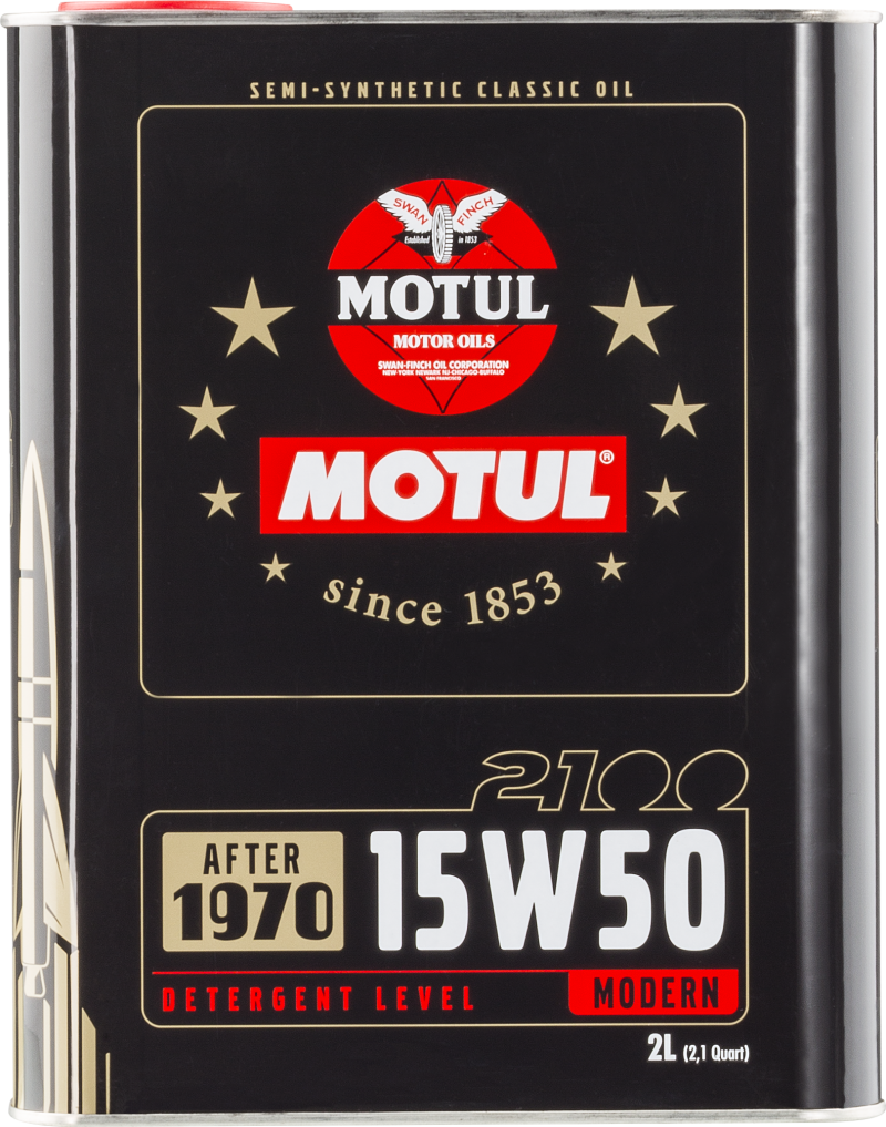 Motul 104512 FITS: 15W50 Classic 2100 Oil 10x2L Motor Oils