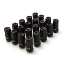 Load image into Gallery viewer, Wheel Mate Muteki HR50 Open End Lug Nuts - Black w/ Red Ring 14x1.50