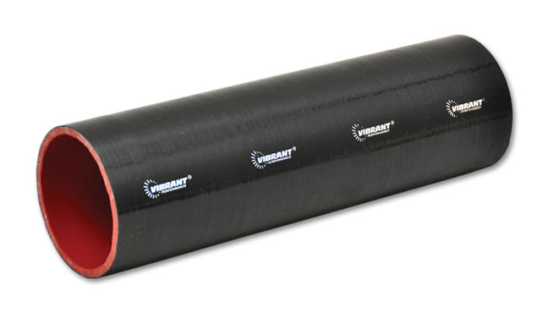 Vibrant 27251 FITS: 4 Ply Reinforced Silicone Straight Hose Coupling 5in I.D. x 12in long (BLACK) Silicone Couplers & Hoses