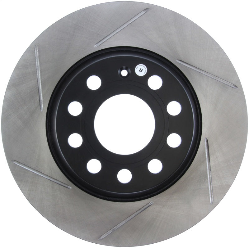 Stoptech 126.33099SR FITS:StopTech Power Slot 06-10 Audi A3 / 09 VW CC (Passat CC) / 06-09 GTI Mk V Right Rear Slotted Rotor Brake Rotors Slotted