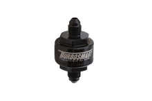 Load image into Gallery viewer, Turbosmart TS-0804-1001 FITS: Billet Turbo Oil Feed Filter w/ 44 Micron Pleated Disc AN-3 Male Inlet Black Oil Filter Other