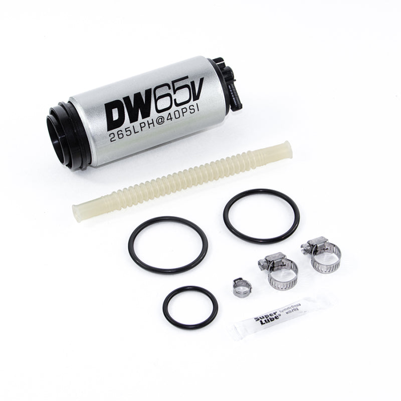 DeatschWerks 9-655-1025 FITS: DW65v Series 265 LPH Compact In-Tank Fuel Pump w/ VW/Audi 1.8T / 3.2 VR6 AWD Set Up Kit Fuel Pumps