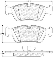 Load image into Gallery viewer, Stoptech 309.05580 FITS:StopTech 96-02 BMW Z3 / 03-08 Z4 / 97-00 323 / 10/90-99 325/328 (E30/E36) Front Brake Pads Brake Pads Performance