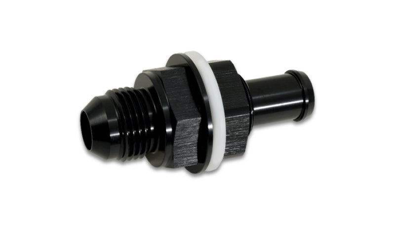 Vibrant 16908 FITS: Bulkhead Fuel Cell Adapter -8AN Male Flare x 1/2in Barb Fittings