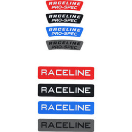 Raceline D-A13-PACK FITS: 13 Decal Pack Includes: 2 Lip Decals; 1 Cap Decal Blue, Red, Black, Gunmetal Wheel Center Caps