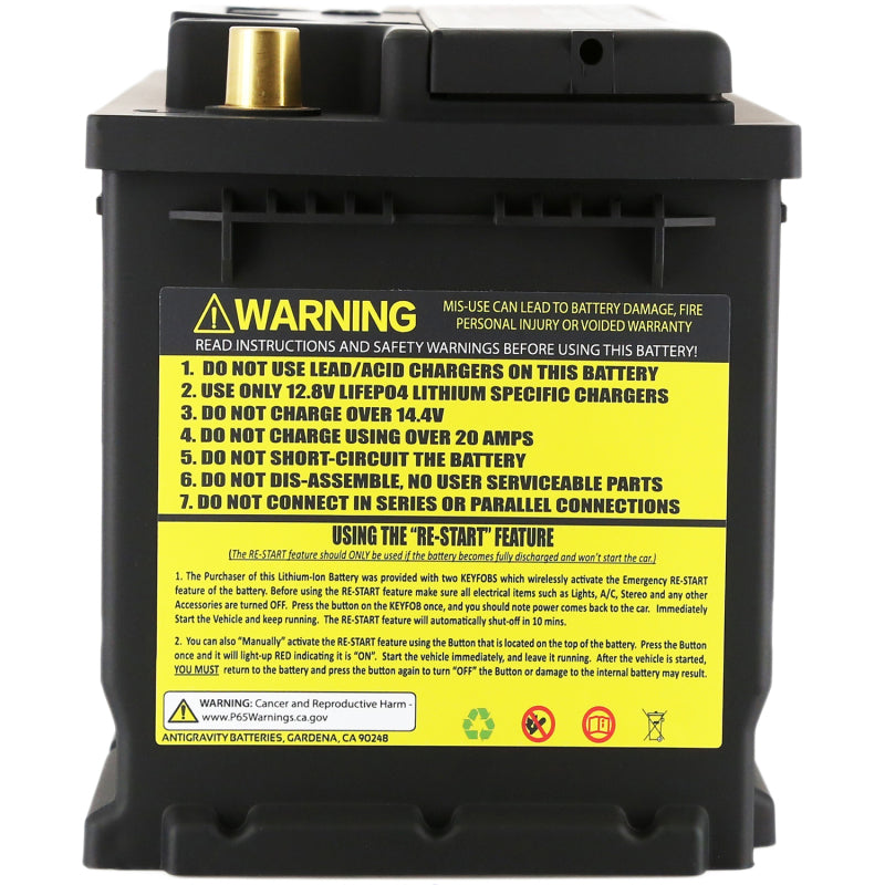 Antigravity Batteries AG-H6-30-16 FITS:Antigravity H6/Group 48 Lithium Car Battery Batteries