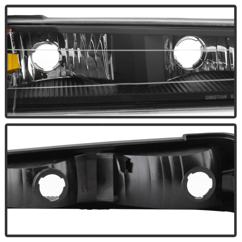 SPYDER 9032110 FITS:xTune Chevy Colorado 04-12 OEM Headlights w/ Bumper Lights Black HD-JH-CCOL04-SET-BK Headlights