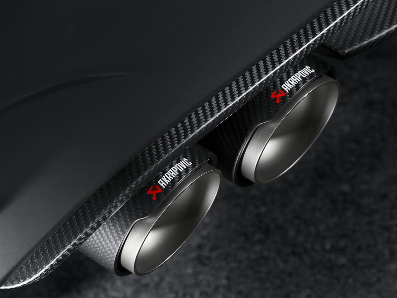 Akrapovic TP-CT/26 FITS: 14-17 BMW M3/M4 (F80/F82) Tail Pipe Set (Carbon) Tips