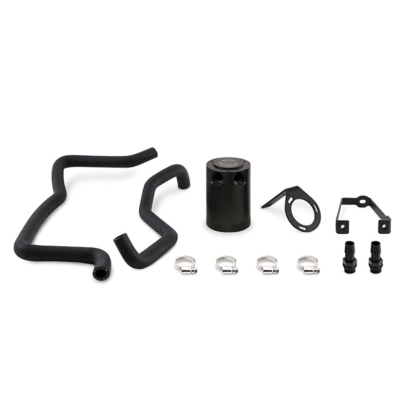 Mishimoto MMBCC-MOP57-15PBEBK FITS: Oil Catch Cans FITS: 2015+ Dodge Charger / 2015+ Chrysler 300C 5.7L Direct Fit Oil Catch Can Kit Black Oil Catch Cans