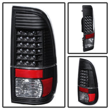 Load image into Gallery viewer, SPYDER 9027680 FITS:xTune Ford Super Duty 08-15 LED Tail Lights Black ALT-JH-FS08-LED-BK Tail Lights