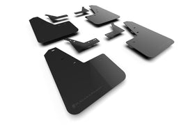 Rally Armor MF128-UR-BLK-MBK FITS: 21-25 Dodge Ram 1500 TRX Black UR Mud Flap Metallic Black Logo Mud Flaps