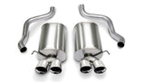 CORSA Performance 14169 FITS: 2005-2007 Chevrolet Corvette C6 6.0L V8 Polished Sport Axle-Back Exhaust Axle Back