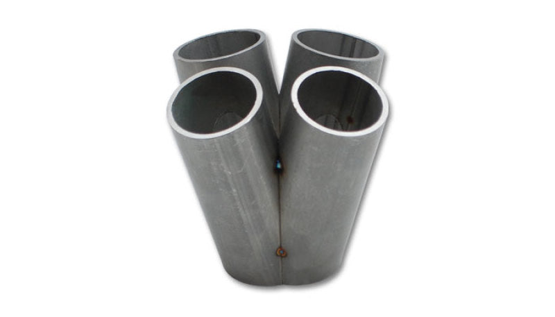 Vibrant 2457 FITS: 4 into 1 SS Turbo Mani Collector for GT28/30/35 in Flange 48mm Pipe OD 4.5in tall 58mm out Merge Collectors