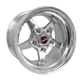 Race Star 92-705852DP FITS: 92 Drag Star 17x10.5 5x5.5bc 6.5bs Direct Drill Dark Star Polished Wheel Wheels Cast