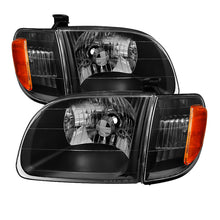 Load image into Gallery viewer, SPYDER 9033292 FITS:xTune Toyota Tundra Regular/Access Cab 00-04 OEM Style Headlights &amp; Corner Lights HD-JH-TTUN00-AM-BK Headlights